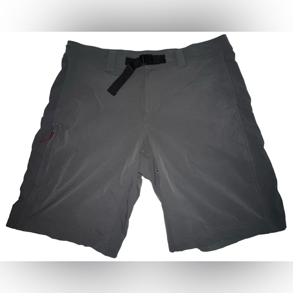 REI Co-op Belted Shorts Men’s size 40 Gray Stretch Performance Outdoor Hiking - Picture 1 of 12